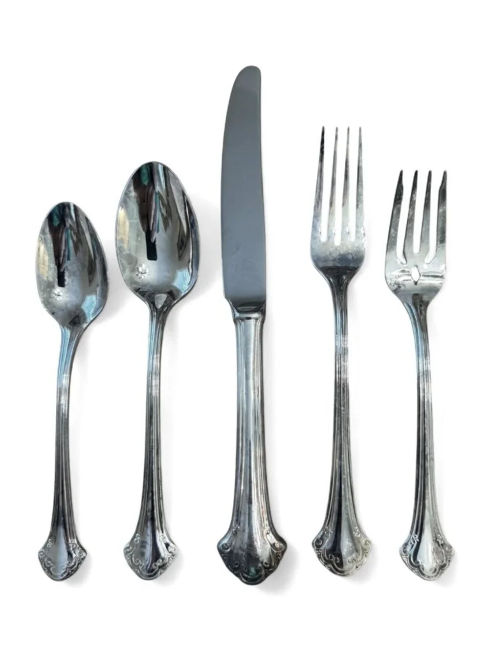 Towle Boston Chippendale Silverplate 40 Pc Flatware Set Service 8-NEW OTHER